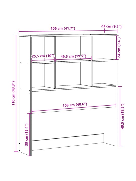 Galvgalis ar plauktiem, 100 cm, priedes masīvkoks