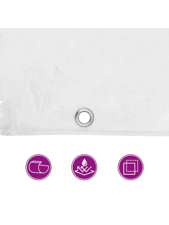 Augu vāks ar cilpām 3x6 m pvc