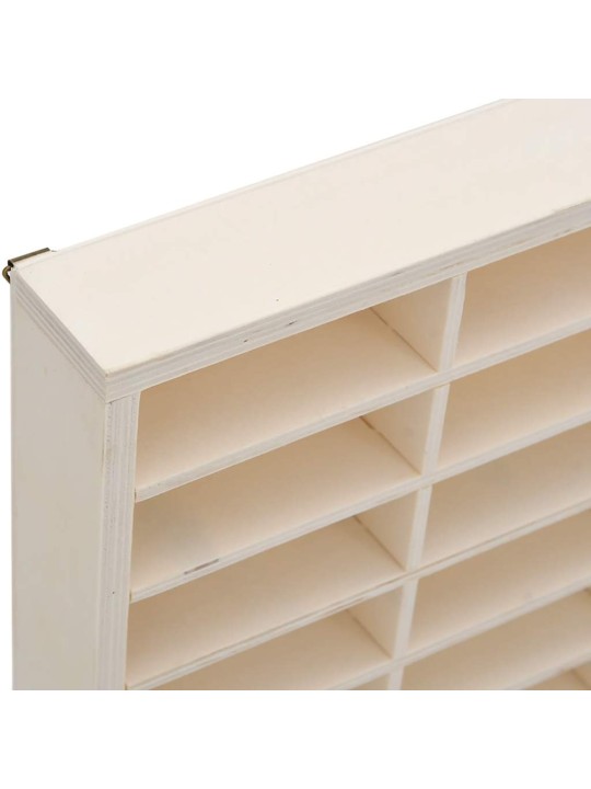 Koka kolekcionāra vitrīna ar 80 nodalījumiem 80x4,5x40,5 cm