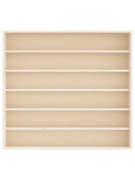 Koka kolekcionāra vitrīna ar 6 plauktiem 60x8,5x55 cm
