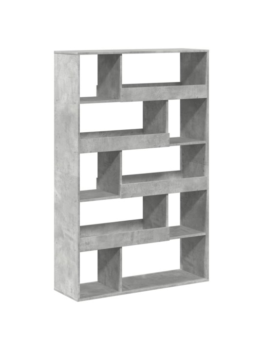 Grāmatplaukts, pelēks, 100x33x156,5 cm, inženierijas koks