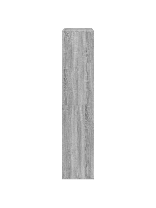 Grāmatplaukts, pelēka koka, 100x33x156,5 cm, inženierijas koks
