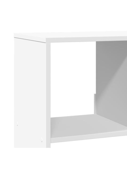 Grāmatu plaukts, balts, 100x33x187,5 cm, konstruēts koks