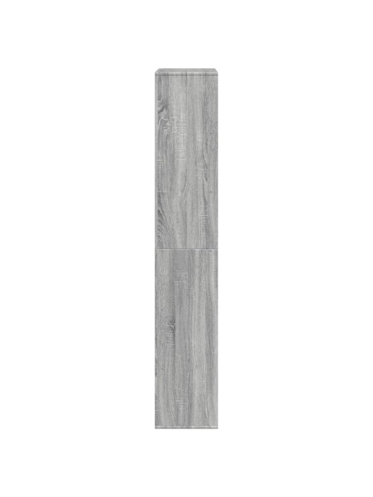 Grāmatplaukts, pelēka koka, 100x33x187,5 cm, inženierijas koks