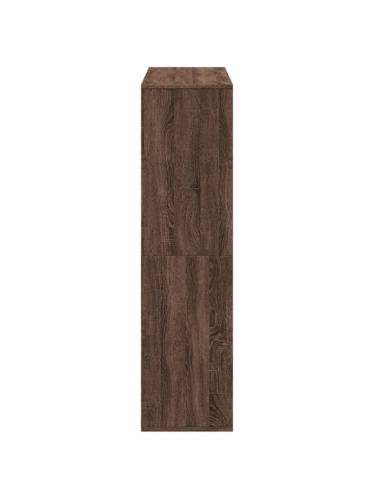 Grāmatu plaukts, ozolkoka, 100x33x125,5 cm, inženierijas koks