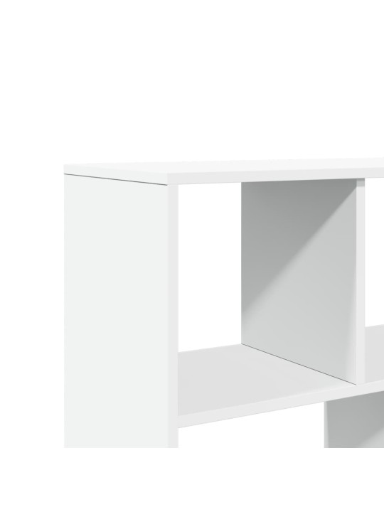 Grāmatu plaukts, balts, 100x33x156,5 cm, inženierijas koks