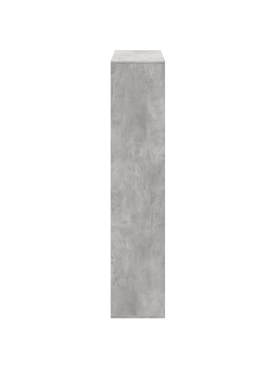 Grāmatplaukts, pelēks, 100x33x156,5 cm, inženierijas koks