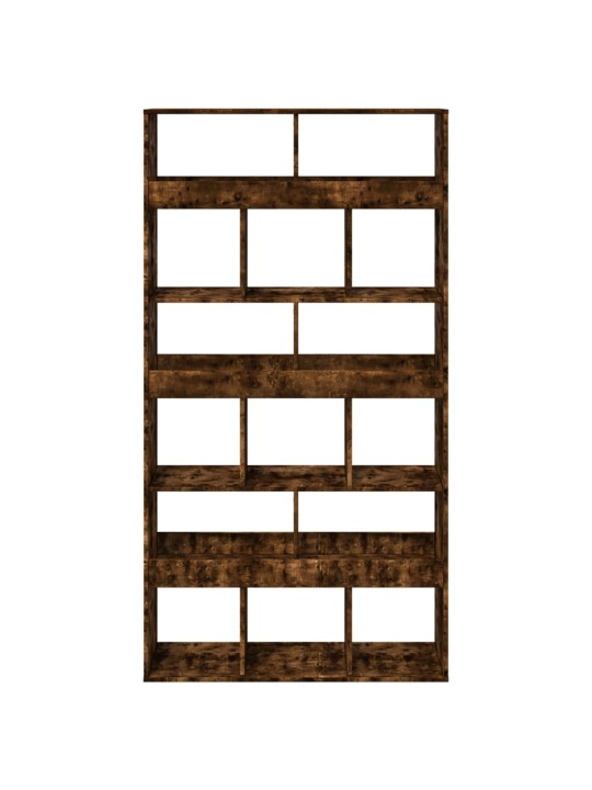 Grāmatplaukts, ozola krāsa, 100x33x187,5 cm, inženierijas koks