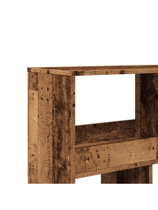 Grāmatu plaukts, veca koka, 100x33x187,5 cm, inženierijas koks