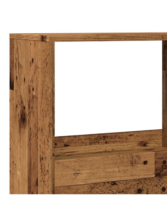 Grāmatu plaukts, veca koka, 100x33x155,5 cm, inženierijas koks