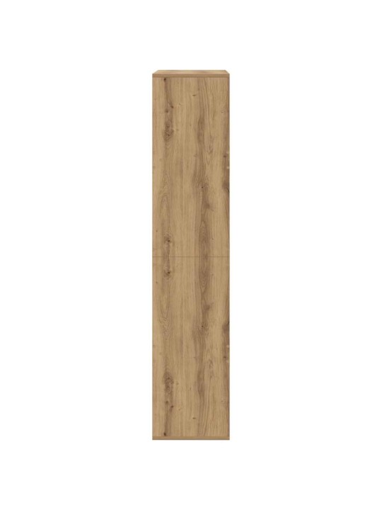 Grāmatu plaukts, koka krāsā, 100x33x155,5 cm, inženierijas koks