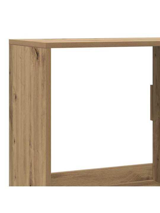 Grāmatu plaukts, koka krāsā, 100x33x155,5 cm, inženierijas koks