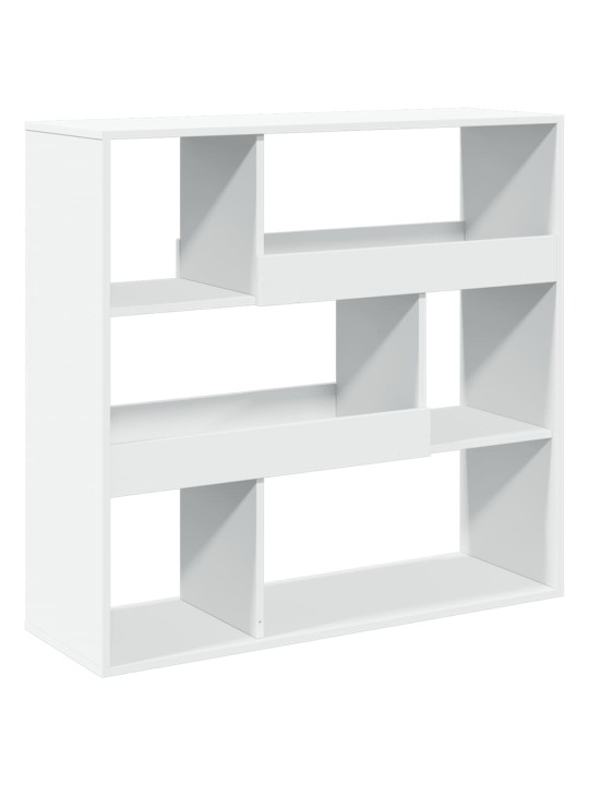 Grāmatu plaukts, balts, 100x33x94,5 cm, inženierijas koks