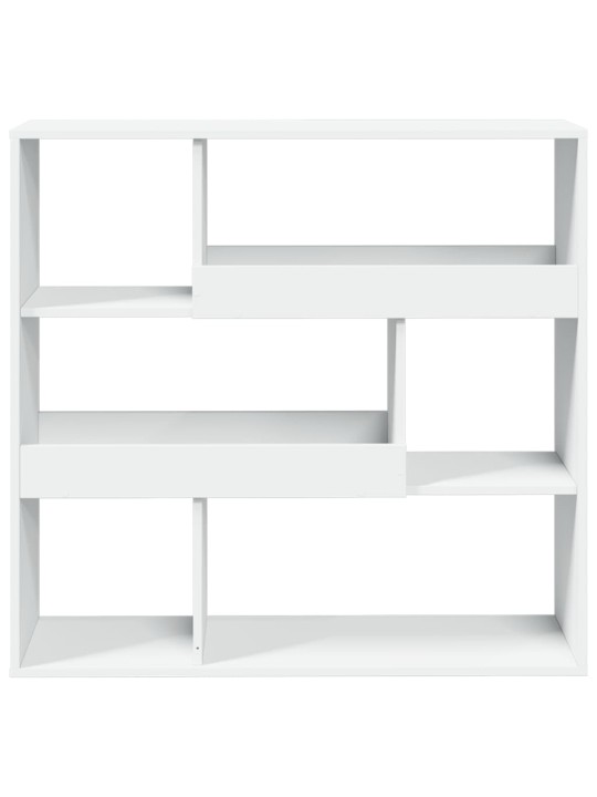 Grāmatu plaukts, balts, 100x33x94,5 cm, inženierijas koks