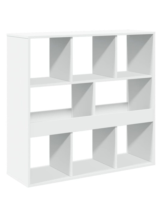 Grāmatu plaukts, balts, 100x33x94,5 cm, inženierijas koks