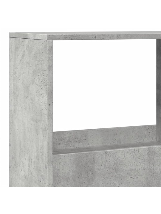 Telpas sadalītājs, pelēks, 100x33x155,5 cm, inženierijas koks