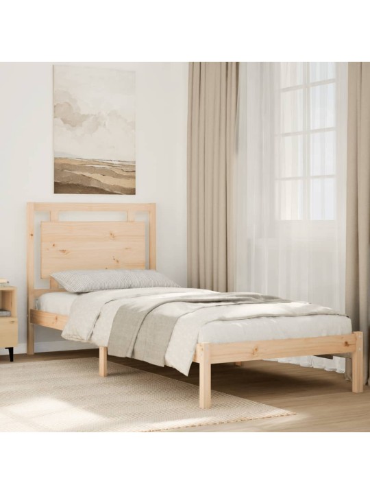Gulta bez matrača, īpaši gara, 100x210 cm, masīvkoks