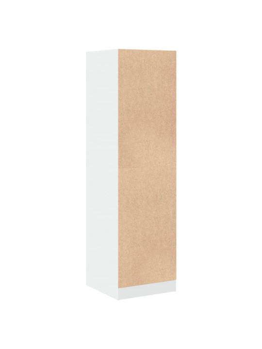 Medikamentu skapis, balts, 40x41x144,5 cm, konstruēts koks