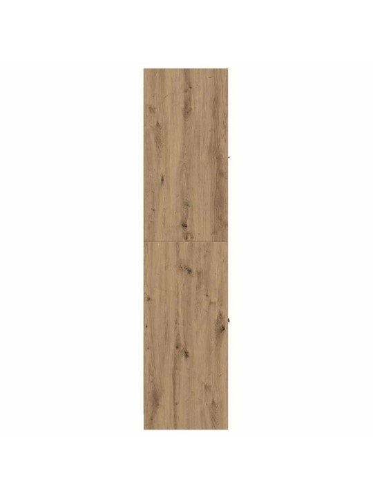 Atvilktņu skapītis koka krāsa 40x41x174,5 cm inženierijas koks
