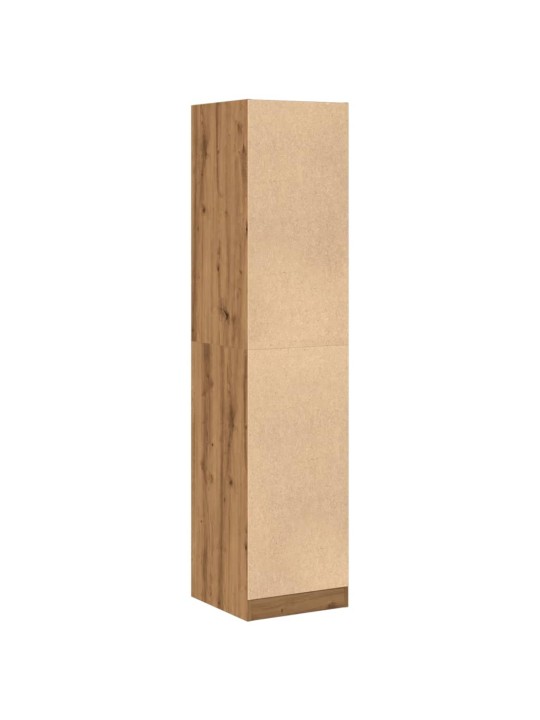 Atvilktņu skapītis koka krāsa 40x41x174,5 cm inženierijas koks
