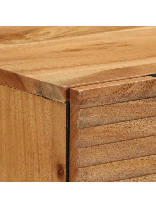 Šķūnis 2 pcs brūna 60 x 33 x 75 cm akācijas masīvkoks