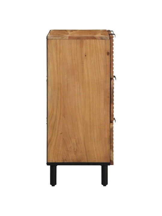 Šķūnis 2 pcs brūna 60 x 33 x 75 cm akācijas masīvkoks