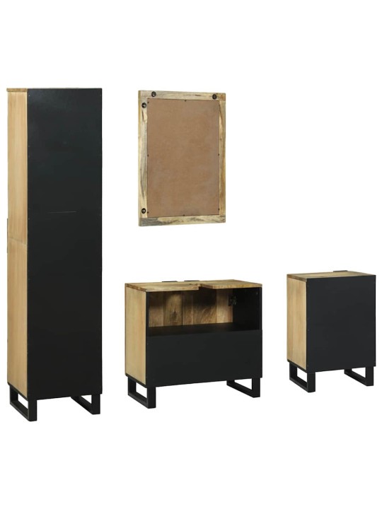 Vannas istabas mēbeļu komplekts 4 pcs brūna 38 x 33 x 160 cm