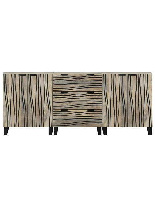 Vannas istabas mēbeļu komplekts 3 pcs balts 180 x 33 x 75 cm