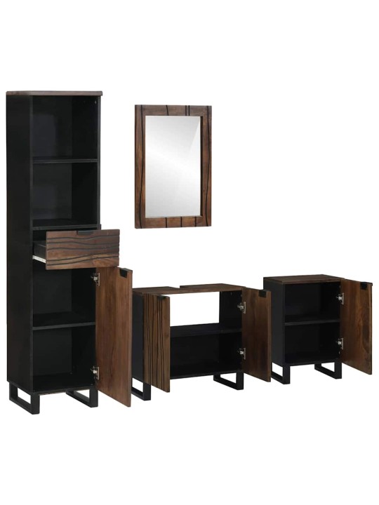 Vannas istabas mēbeļu komplekts 4 pcs balts 38 x 33 x 160 cm