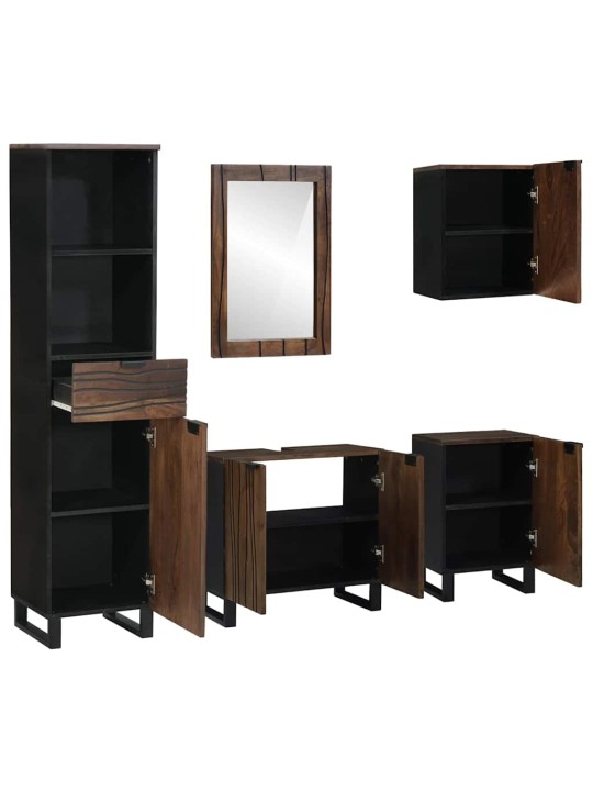 Vannas istabas mēbeļu komplekts 5 pcs balts 38 x 33 x 160 cm
