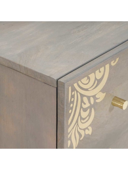 Vannas istabas mēbeļu komplekts 4 pcs pelēka 62 x 33 x 58 cm