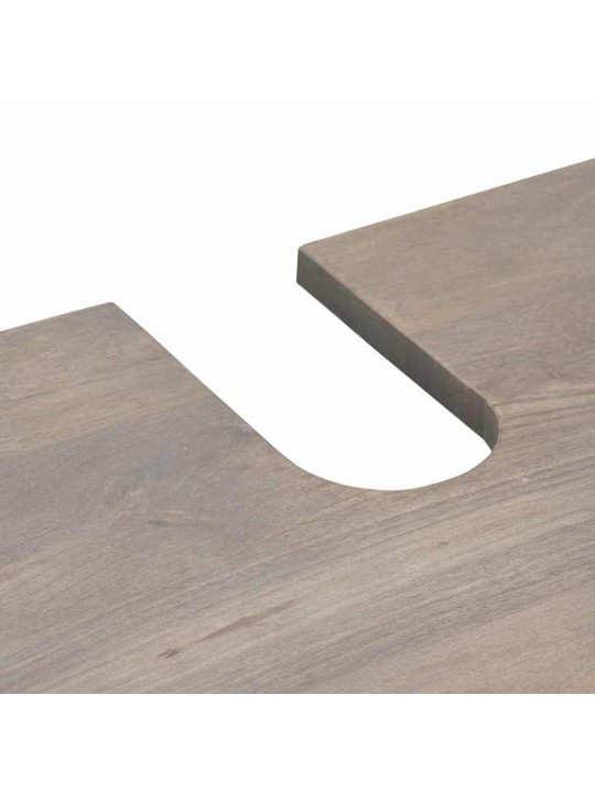 Vannas istabas mēbeļu komplekts 4 pcs pelēka 62 x 33 x 58 cm