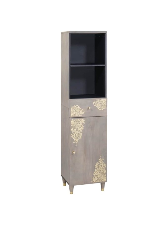 Vannas istabas mēbeļu komplekts 5 pcs pelēka 62 x 33 x 58 cm