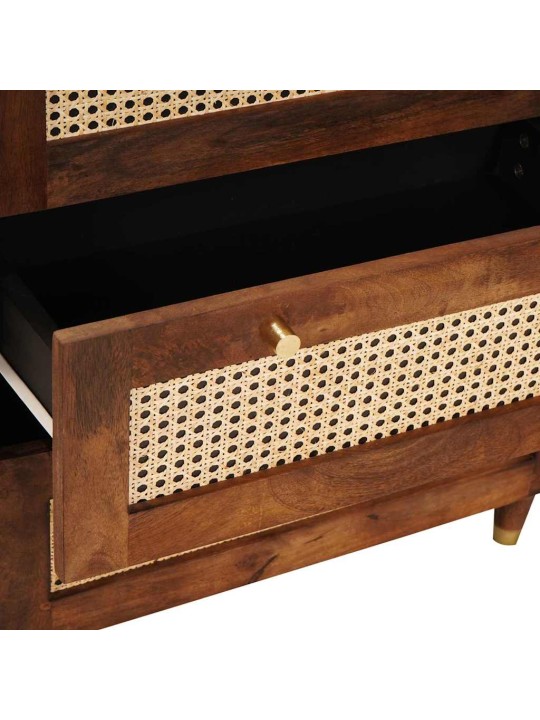 Kompakts skapīšu komplekts 2 pcs brūna 60 x 33.5 x 75 cm