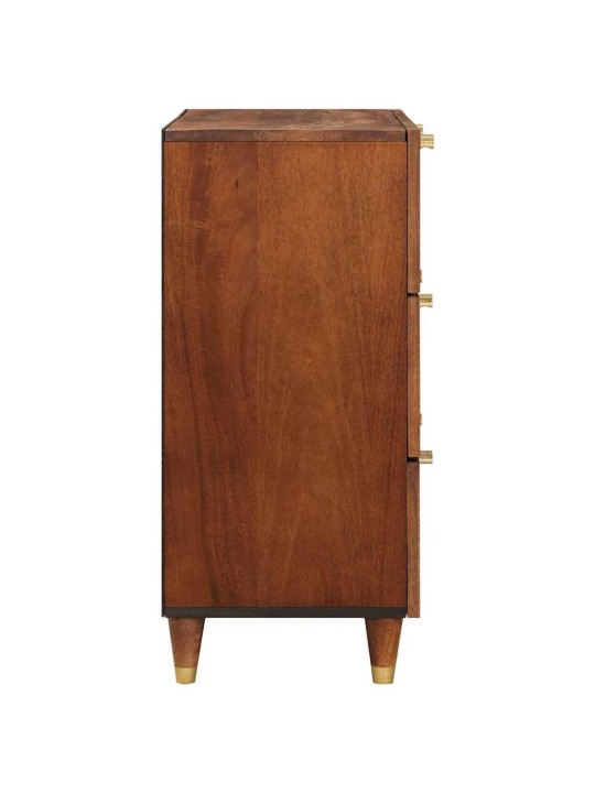 Kompakts skapīšu komplekts 2 pcs brūna 60 x 33.5 x 75 cm
