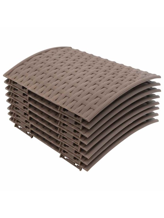 Ziemassvētku eglītes svārki brūni ø65x23 cm plastmasa