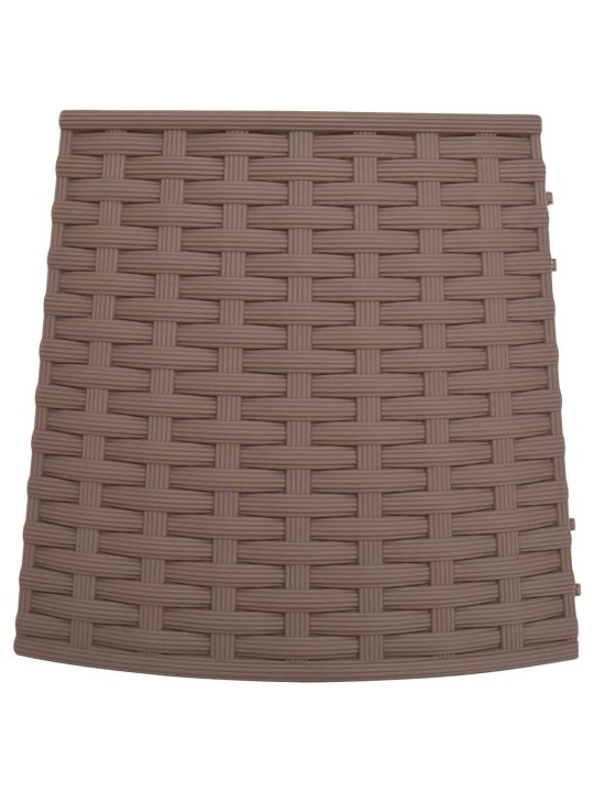 Ziemassvētku eglītes svārki brūni ø65x23 cm plastmasa
