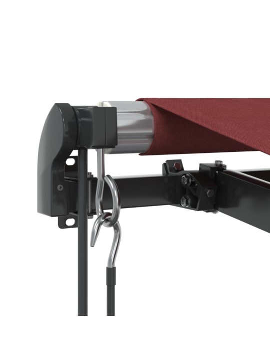 Automātiski izvelkama markīze, led, vīnsarkana, 600x300 cm