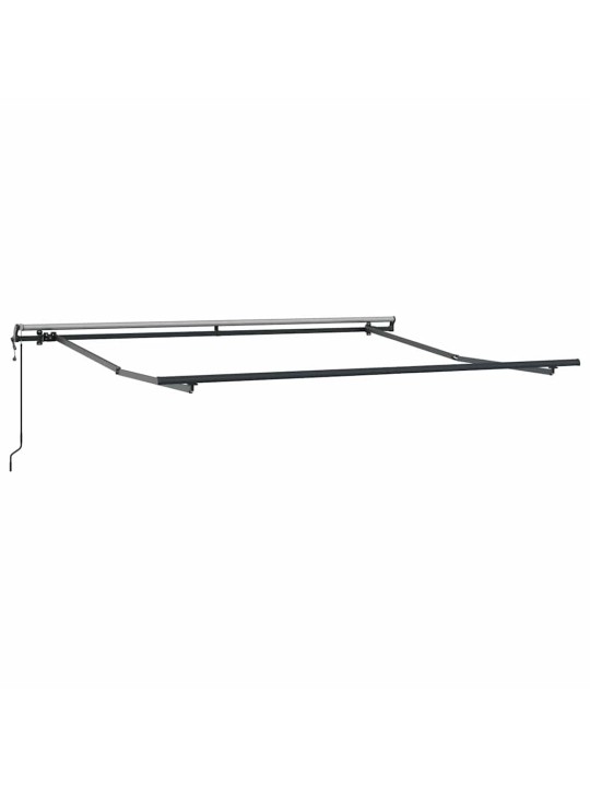 Automātiski izvelkama markīze, pelēka un balta, 300x250 cm