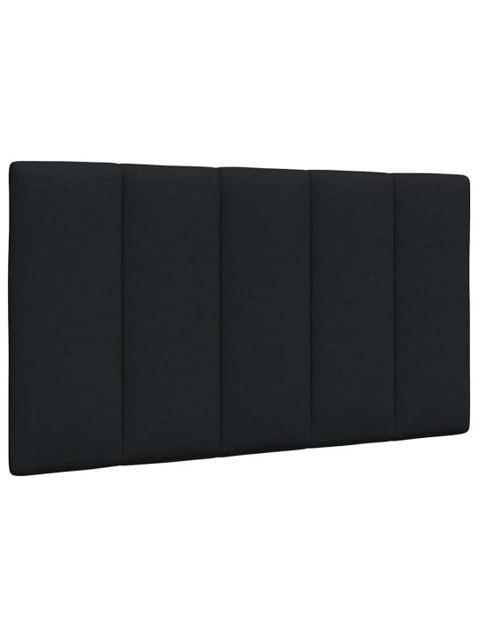 Gultas rāmis ar matraci, melns, 80x200 cm, audums