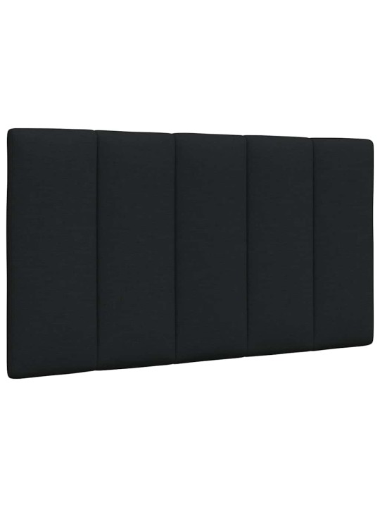 Gultas rāmis ar matraci, melns, 90x190 cm, audums