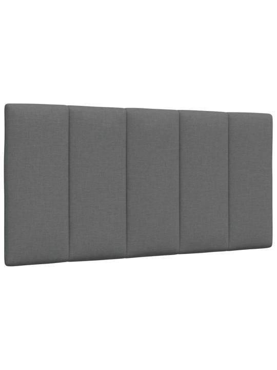 Gultas rāmis ar matraci, tumši pelēks audums, 100x200 cm