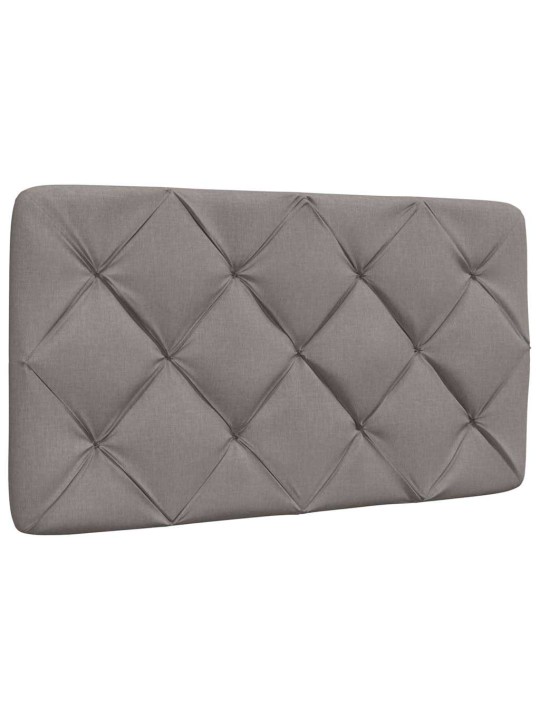 Gultas rāmis ar led bez matrača taupe 80x200 cm audums