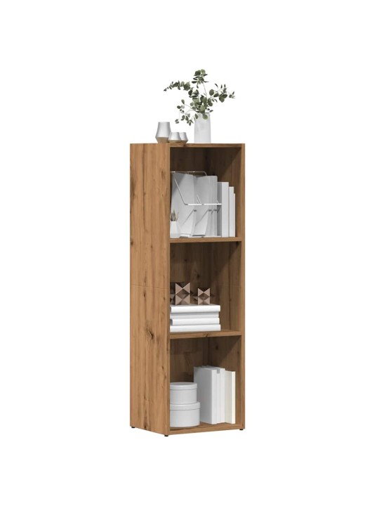 Grāmatu plaukts, koka krāsa, 36x30x114 cm, inženierijas koks