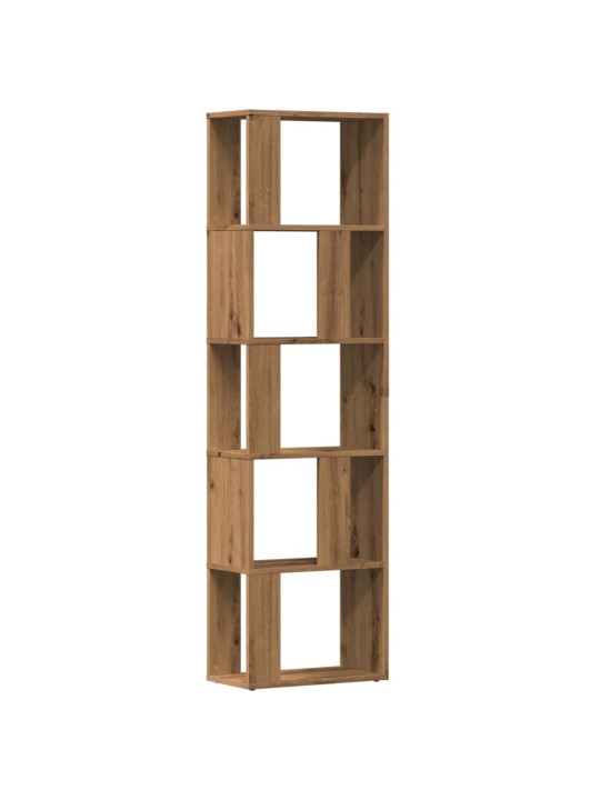 Grāmatu plaukts, koka krāsa, 45x24x159 cm, inženierijas koks