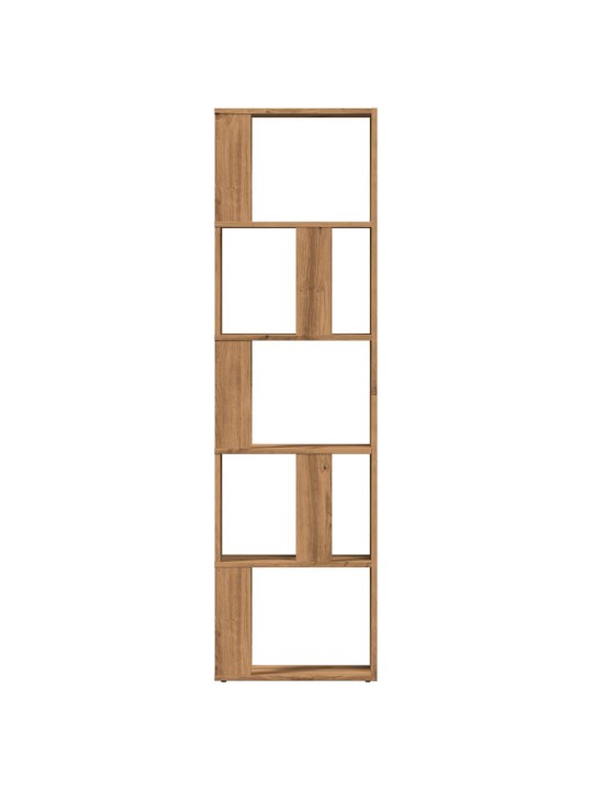 Grāmatu plaukts, koka krāsa, 45x24x159 cm, inženierijas koks