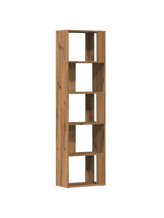 Grāmatu plaukts, koka krāsa, 45x24x159 cm, inženierijas koks