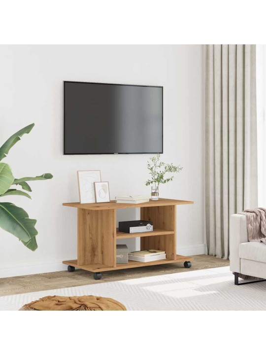 Tv skapis ar ritentiņiem amatnieks ozols 80x40x45 cm