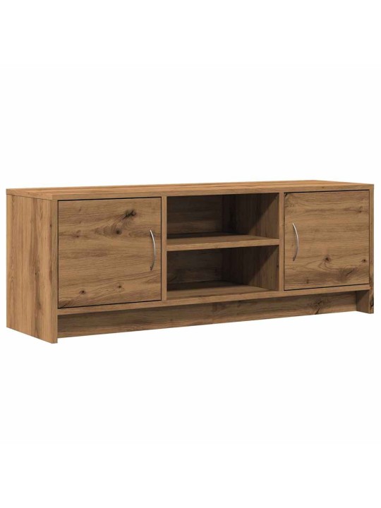 Tv skapītis, koka krāsa, 102x30x37,5 cm, inženierijas koks