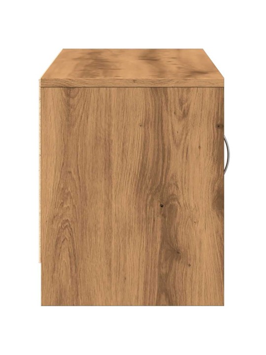 Tv skapītis, koka krāsa, 102x30x37,5 cm, inženierijas koks
